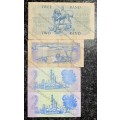 SET OF R2 NOTES VARIOUS GOVERNORS FROM 1961-1980s (1 BID TAKES ALL)