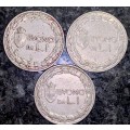 ITALY SET 1 LIRE 1922 & 1924( 1 BID TAKE ALL)