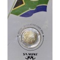 S A MINT R5 -20 YEARS OF DEMOCRACY & R2 -100 YEAR ANNIVERSARY UNION BUILDINGS UNC IN ORIGINAL FOLDER