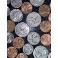 U S A LOT VARIOUS COINS & MIXED DATES ( 1 BID TAKES ALL 32 COINS)