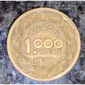 BRASIL 1.000 REIS  1939 WW2