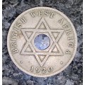 BRITISH / WEST AFRICA 1 PENNY 1920