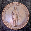 CANADA 1 PENNY 1852 QUEBEC BANK TOKEN