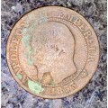 FRANCE 5 CENTIMES 1855 W