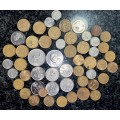 SOUTH AFRICA MIXED LOT R1 TO 1 CENT VARIOUS DATES 50+ COINS