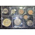 S A MINT UNCIRCULATED SET 1976 --SILVER R1 TO 1/2 CENT - SEALED FROM SA MINT