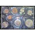 S A MINT UNCIRCULATED SET 1975 -- SILVER R1 TO 1/2 CENT - SEALED FROM SA MINT