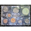 S A MINT UNCIRCULATED SET 1973 --SILVER R1 TO 1/2 CENT - SEALED FROM SA MINT