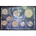 S A MINT UNCIRCULATED SET 1970 --SILVER R1 TO 1/2 CENT - SEALED FROM SA MINT
