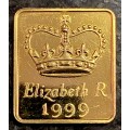 GREAT BRITAIN ROYAL MINT -- ZODIAC YEAR OF THE RABBIT -- ELIZABETH R 1999