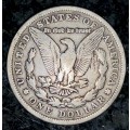 U S A SILVER 1 DOLLAR - 1921 SAN FRANCISCO MINT - MORGAN DOLLAR