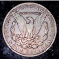 U S A SILVER 1 DOLLAR - 1887 PHILADELPHIA MINT - MORGAN DOLLAR