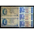 SET OF R2 NOTES VARIOUS GOVERNORS FROM 1961 TO 1990(1 BID TAKES ALL)