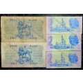 SET OF R2 NOTES VARIOUS GOVERNORS FROM 1961 TO 1990(1 BID TAKES ALL)