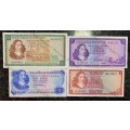 COMPLETE SET OF TW DE JONGH & DECIMALS R10 TO R1 - GOOD CONDITION 1967-1975( 1 BID TAKES ALL)