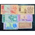 COMPLETE SET OF GPC DE KOCK & DECIMALS R50 TO R2 - 1980s (R1 TW DE JONGH 1975)- (1 BID TAKES ALL)