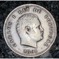 PORTUGAL SILVER 200 REIS 1891