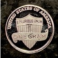 999 SILVER ROUNDS - LINCOLN - IN GOD WE TRUST - 1 GRAM FINE SILVER