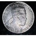 ETHIOPIA SILVER 1 THALER/BIRR 1885-1887 MENELIK II - LION OF JUDAH - (A) FRANCE MINT