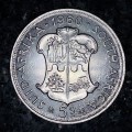 S A UNION SILVER 5 SHILLINGS 1960 VERY GOOD CONDITION SILVER CROWN