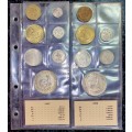 S A UNION & RSA COLLECTION -- 1963 & 1964 SETS -- IN ORIGINAL BICKELS ALBUM PAGE WITH MINTAGE CARDS