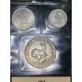 S A UNION & RSA COLLECTION -- 1963 & 1964 SETS -- IN ORIGINAL BICKELS ALBUM PAGE WITH MINTAGE CARDS