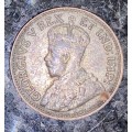 EAST AFRICA SILVER 50 CENT 1924 - 1/2 SHILLING