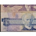 CANADA SET 10 DOLLARS 1989 & 5 DOLLARS 1986 OTTAWA (1 BID TAKES ALL)