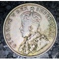 S A UNION SILVER 2 SHILLINGS - 1933 -