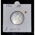 S A UNION SILVER 1 SHILLING- 1926 - IN COIN FLIP