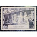 GERMANY 75 PFENNIG ELECTRICAL CHEMISTRY BITTERSFELD 1921 UNC - LOVELY ART - NOTGELD(EMERGENCY MONEY)