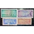 COMPLETE SET OF TW DE JONGH & DECIMALS R10 TO R1 - 1967-1975 MOSTLY GOOD CONDITION ( 1 BID TAKES ALL