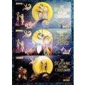THE NIGHTMARE BEFORE CHRISTMAS SET -- COLORIZED GOLD FOIL 999999 CARD - LOVELY ART -