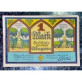 GERMANY 1 MARK - ELDAGSEN - 1922 UNC NOTGELD (EMERGENCY MONEY) - AMAZING ART