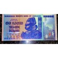 ZIMBABWE - 100 TRILLION DOLLARS GOLD & SILVER 2008 - GOLD FOIL999 CARD - WITH CERT & FOLDER