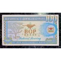 BOPHUTHATSWANA R100 BOP BONDS STAMPED 1989 BOPHUTHATSWANA