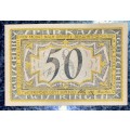 GERMANY 50 PFENNIG - TWISTRINGEN - 1921 UNC NOTGELD (EMERGENCY MONEY) - AMAZING ART