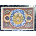 GERMANY 50 PFENNIG - OSNABRUCK - 1921 UNC NOTGELD (EMERGENCY MONEY) - AMAZING ART