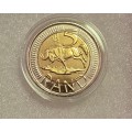 SOUTH AFRICA PROOF LIKE OOM PAUL MINTMARK R5 -- 2012 -- BOX WITH CERTIFICATE IN CAPSULE