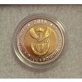 SOUTH AFRICA PROOF OOM PAUL MINTMARK R5 -- 2015 -- MINTAGE ONLY 613 -BOX WITH CERTIFICATE IN CAPSULE