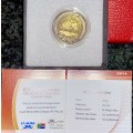 SOUTH AFRICA PROOF OOM PAUL MINTMARK R5 -- 2014 -- MINTAGE ONLY 499 -BOX WITH CERTIFICATE IN CAPSULE