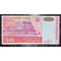 MALAWI 100 KWACHA 2003 AUNC