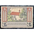 GERMANY 75 PFENNIG - BUTOW -  1920s UNC - LOVELY ART - NOTGELD(EMERGENCY MONEY)