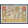 GERMANY 50 PFENNIG - FURSTENBERG - 1921 UNC NOTGELD (EMERGENCY MONEY) - AMAZING ART