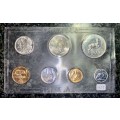 S A MINT UNCIRCULATED SET 1987 -- R1 TO 1 CENT - SEALED FROM SA MINT