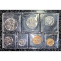 S A MINT UNCIRCULATED SET 1984 -- R1 TO 1 CENT - SEALED FROM SA MINT