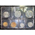 S A MINT UNCIRCULATED SET 1980 -- R1 TO 1 CENT - SEALED FROM SA MINT