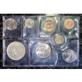 S A MINT UNCIRCULATED SET 1974 --SILVER R1 TO 1/2 CENT - SEALED FROM SA MINT