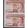 GIBRALTAR 1 POUND IN SEQUENCE L629115-114 UNC 4TH AUGUST 1988 [HARD TO GET IN SEQ](1 BID TAKES ALL)