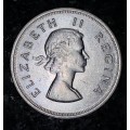S A UNION SILVER 5 SHILLINGS 1953 VERY GOOD CONDITION SILVER CROWN